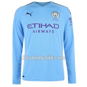 Manchester City Hjemme Fotballdrakt 2019-2020 Langermet